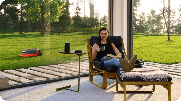 Cortadora de grama robótica Segway Navimow X390 | 2.5 acres