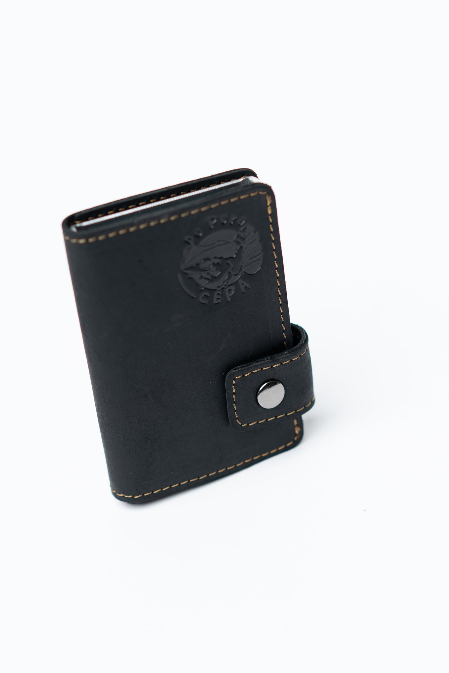 De Pura Cepa Leather & Aluminum RFID Wallet