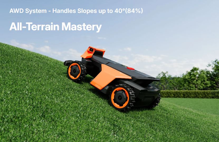 Cortadora robótica profesional Navimow Terranox CM120M1 | 3 acres